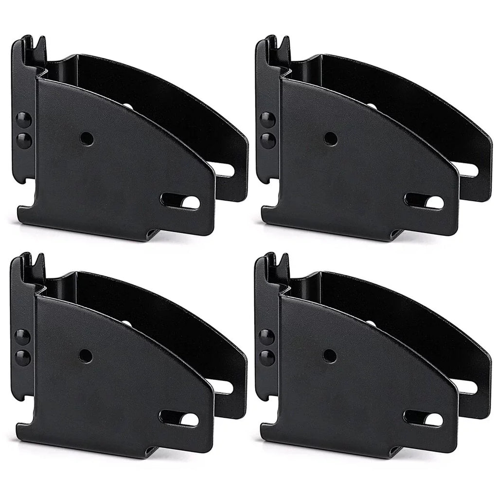 Track Wood Beam Brackets, 4PCS  Track Wood Beam Socket Fittings, Cargo Tie Down Accessories, Cargo Storage Lumber Brackets for Trucks, Trailers, RVs, Vans