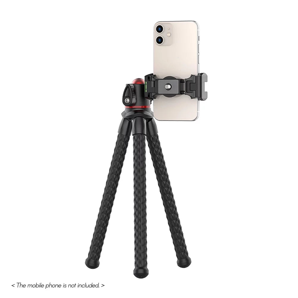 Dadypet -33  Octopus Tripod with Cold Shoe Mount,  Rotatable Ball Head, for Smartphone Camera Live Streaming Vlog