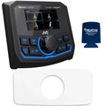 '- Waterproof Radio Compatible With Stinger Marine  Universal Marine 3" Radio Dash Kit - White