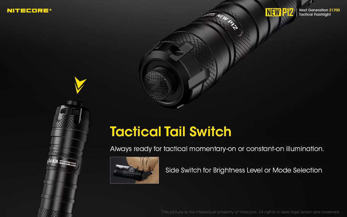 Nitecore New  Version  Flashlight - 1200 Lumens w/ Battery,  Cord,  and  3Amp Wall Adapter