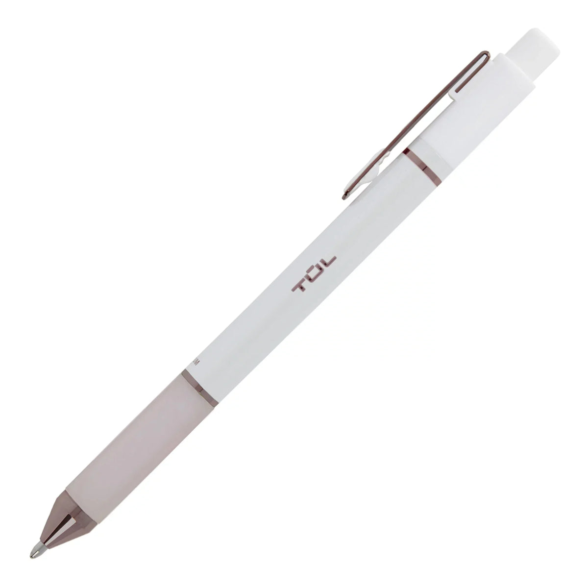 ®  Series Retractable Ballpoint Pens, Medium Point, 1.0 mm, Pearl White Barrel, Black Ink, Pack Of 12 Pens