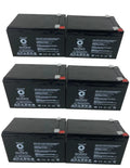 Brand 12V 12Ah Replacement Battery () for Pride TRAVELPro 3-Wheel Travel Pro Portable Scooter (6 Pack)