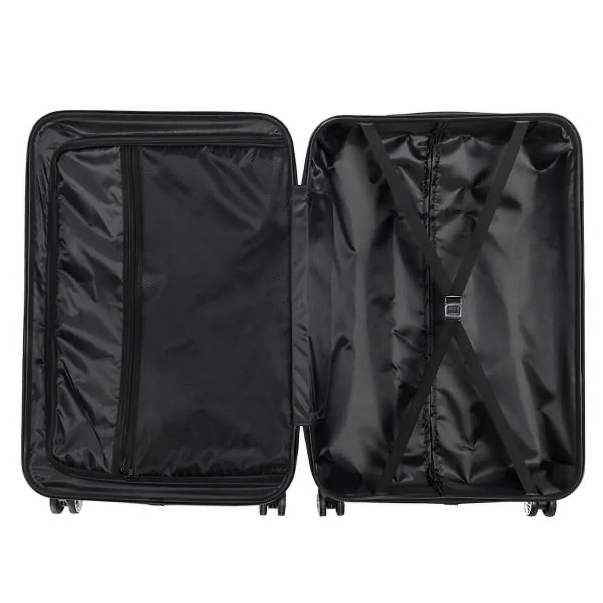 3-in-1 Portable  Trolley Case 20" / 24" / 28" Dark Gray - Lightweight Travel Suitcase Set