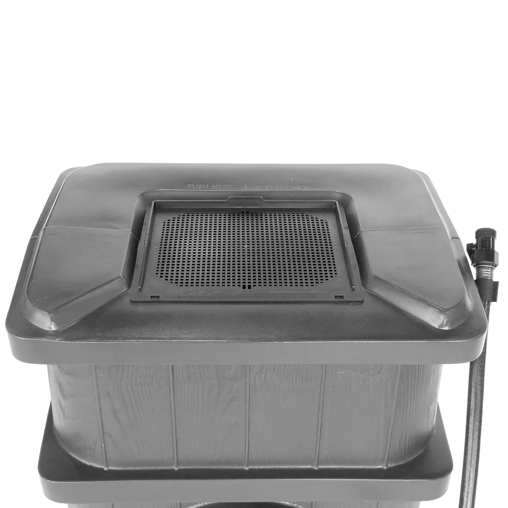 Outdoor - Home Outdoor Wood Grain Rain Water Catcher Barrel