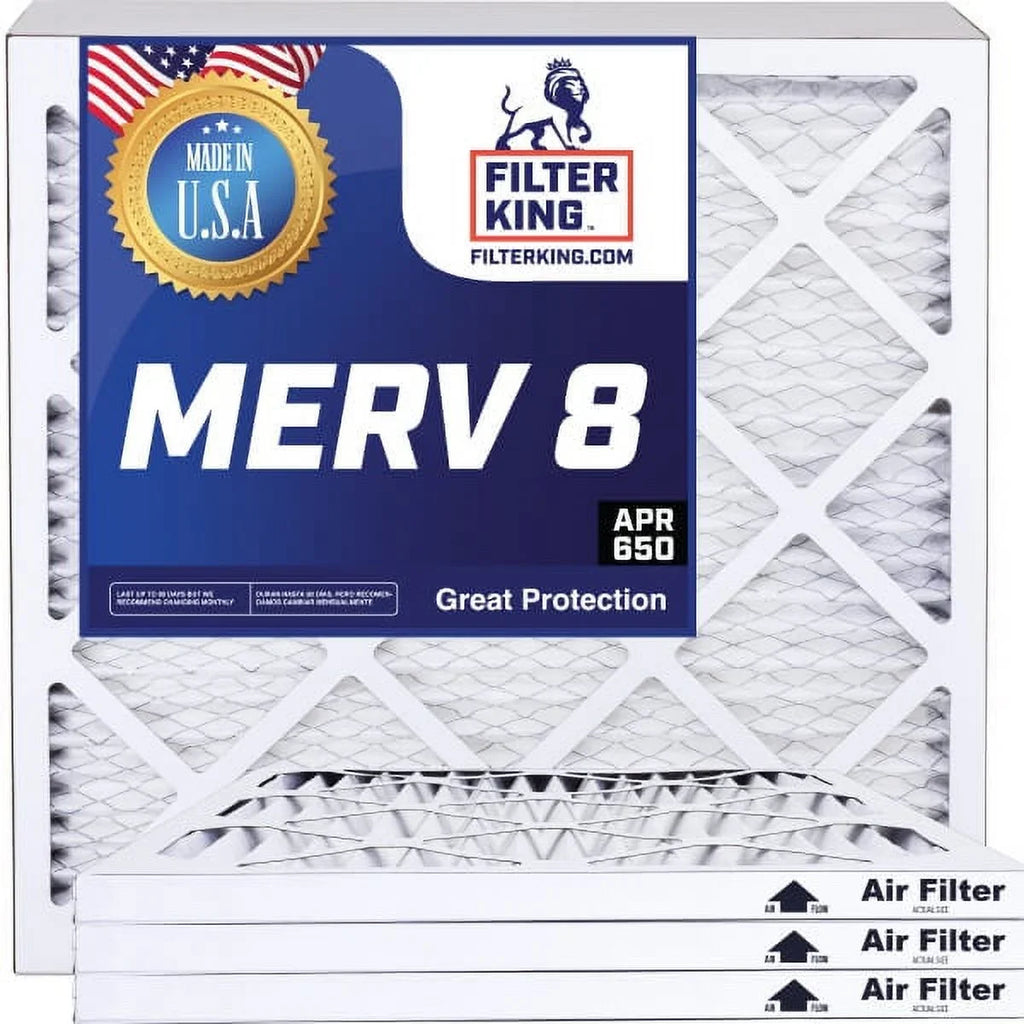 Filter King 15.5x23x1 Air Filter | 4- |  8  Pleated / Furnace Filters |    | Actual Size: 15.5 x 23 x .75"