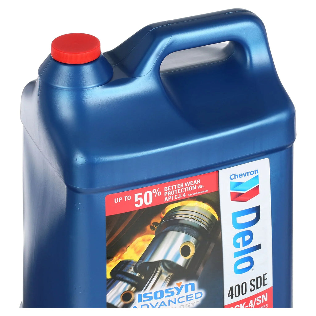 Chevron Delo 400  -4 15W-40 Heavy Duty Diesel Motor Oil, 2.5 Gallons