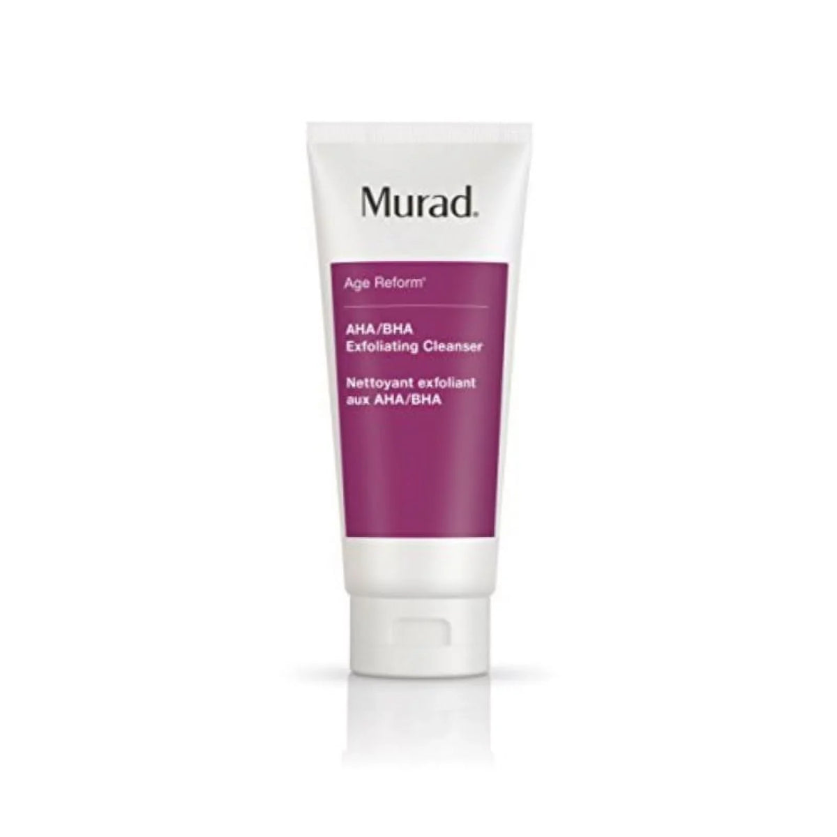 Murad Age Reform / Exfoliating Cleanser - (6.75 fl oz), An Intensive Face Cleanser with a Trio of Exfoliating Acids and Jojoba Skin-Polishing Beads to Reveal a Younger-Looking Complexion