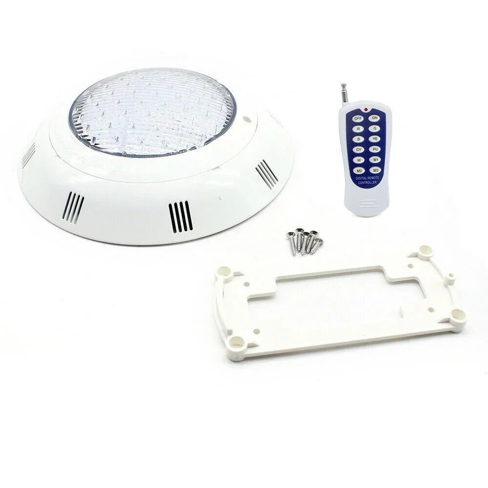 Fichiouy   Light Pool Lamp 7Color Fountain Swimming Pool Lights  Waterproof Lamp with Remote  36W