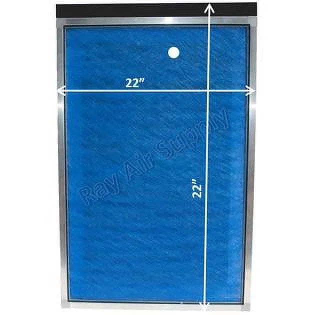 22x22 Replacement Filter Pads Compatible with MicroPower Guard Air Cleaner (3 Pack)