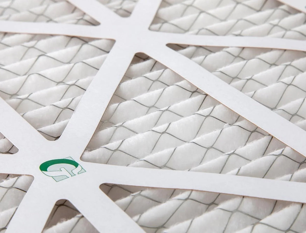 6 Pack of 14x14x1  11 Pleated Air Filters by Glasfloss. Actual Size: 13-1/2 x 13-1/2 x 7/8