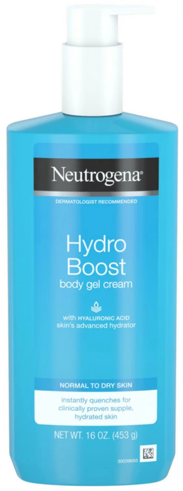 Neutrogena Hydro Boost Hydrating Body Gel Cream with Hyaluronic Acid, Non-Greasy and Fast Absorbing Cream for  (Pack of 6)