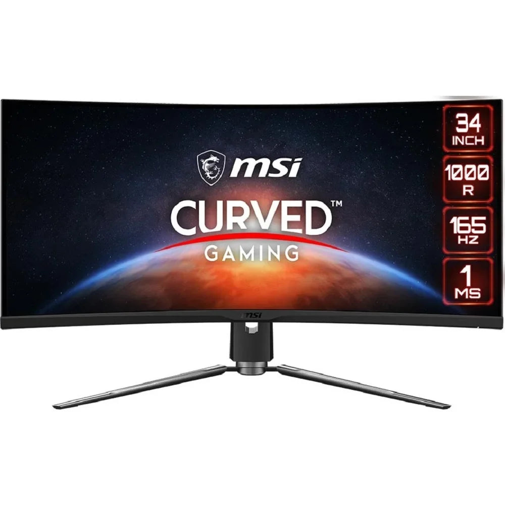 343CQR 34"  3440 x 1440 (2K) 1ms () 165Hz 2 x , DisplayPort,   FreeSync 1000R Curved Gaming Monitor