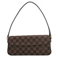 Pre-Owned Louis Vuitton Bag Damier Recoleta Blau x Gold Hardware Canvas Shoulder One Handle Women's  (Good)