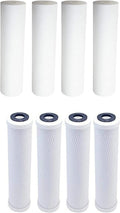 Replacement Filter Kit Compatible With Watts -  System - Includes Carbon Block Filter &  Sediment Filter