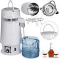 Stainless Steel Water Distiller 746W Water Distillation Kit 1 Gallon/4.3  Water Distiller Home Countertop Connection Bottle Food-Grade Outlet Glass Container (Upgraded Design)