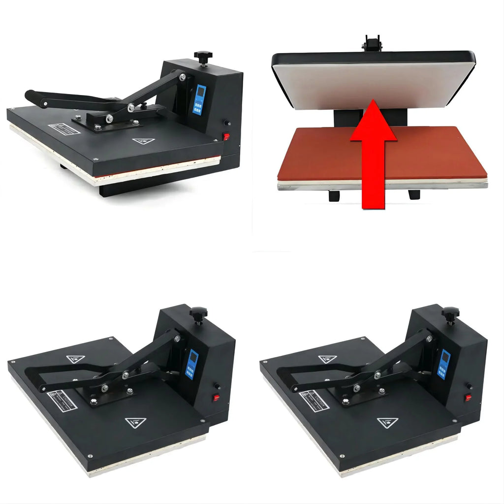 Anqidi 16" x 24" Clamshell Heat Press Machine -shirt Digital Sublimation Transfer Printer 0~250℃ Time  Pressure Adjustable