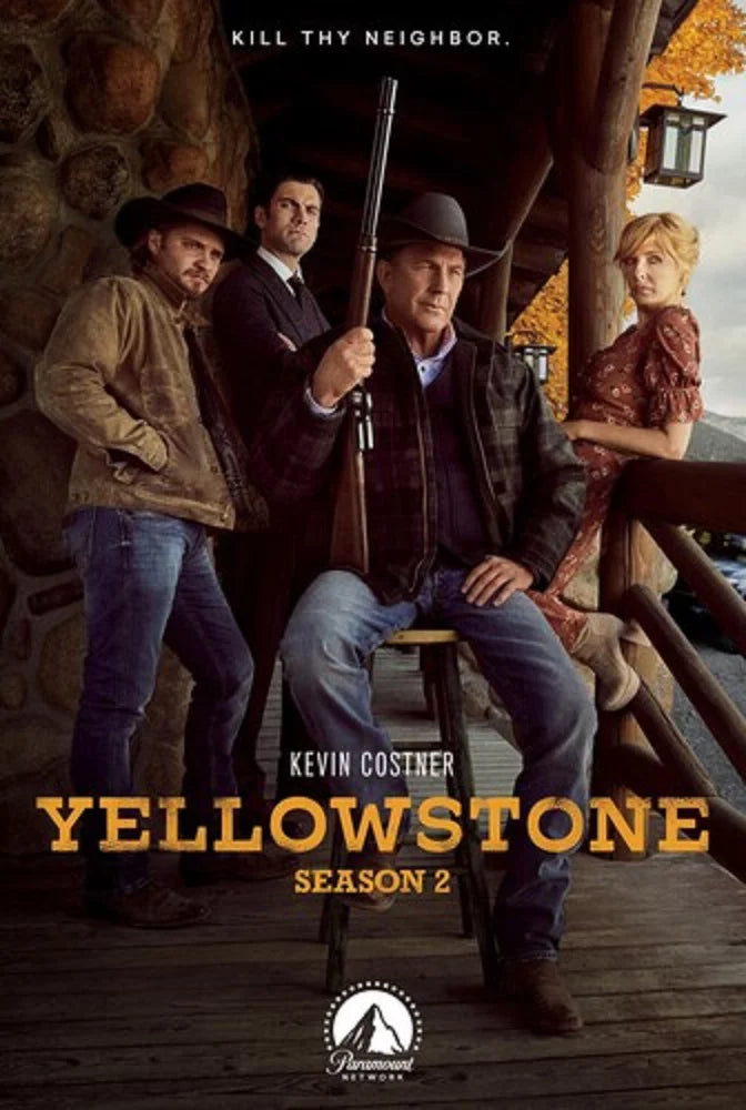 Yellowstone Complete Seasons 1 2 3 4 Kevin Costner 17  Set 39 Episodes Includes Glossy Print Yellowstone Art Card