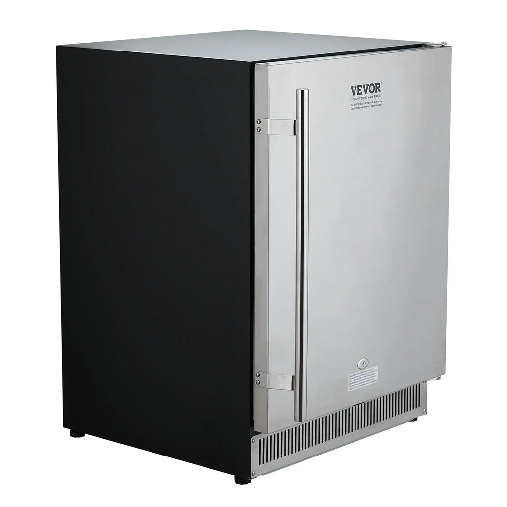175 Cans Outdoor Beverage Refrigerator Cooler 24" 185QT Beer Soda or Wine Frigera Indoor&Outdoor