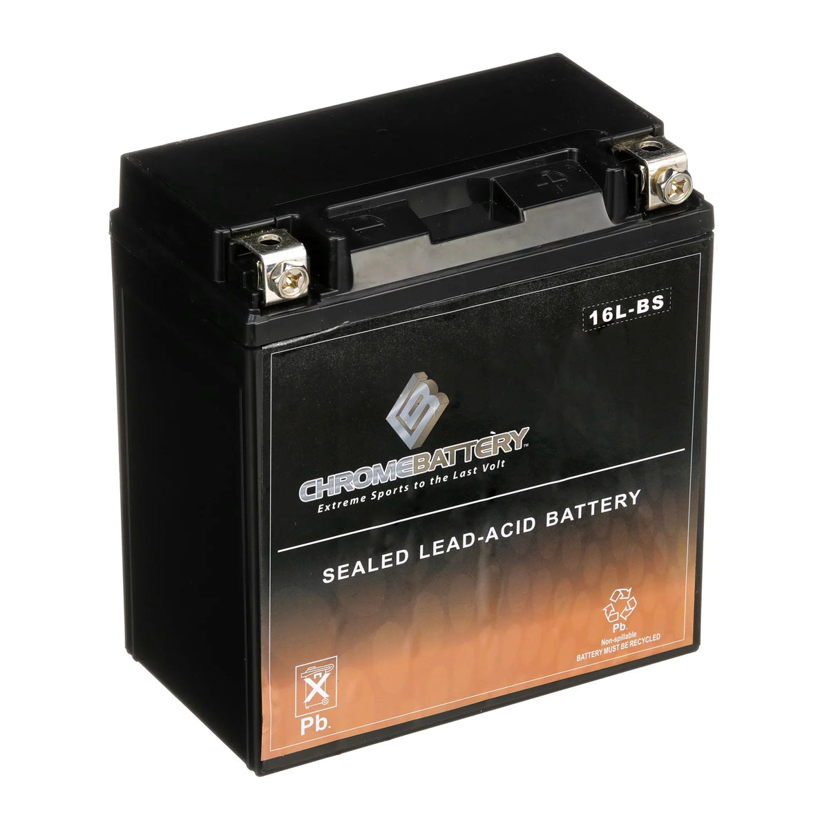 Chrome Battery - (16L- 12 Volt,14 Ah, 230 ) Jet Ski Battery for Kawasaki 750cc Jh750 Ss St Xi Xir 1992