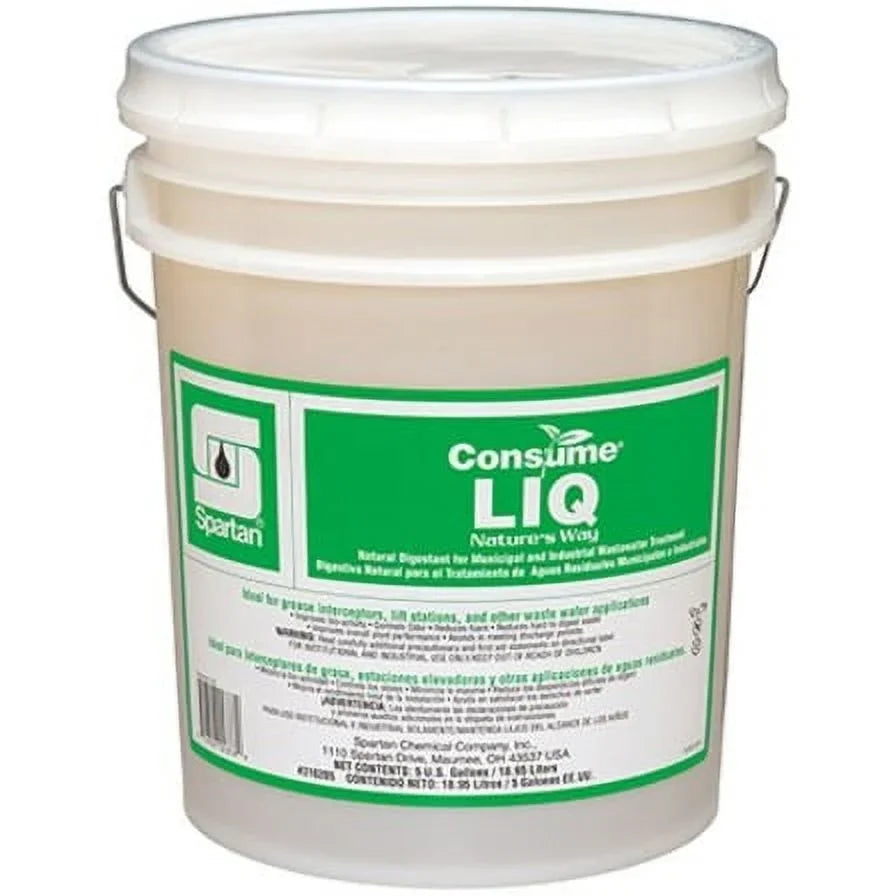Spartan Consume  Liquid Wastewaster Treatment, 5 gl