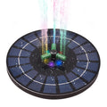 6W Colorful Solar Fountain Pump With Rotatable Nozzle  Solar Pump With Battery Auto-Shut off 9 Inch Fountain for Bird Bath Garden Small Pond