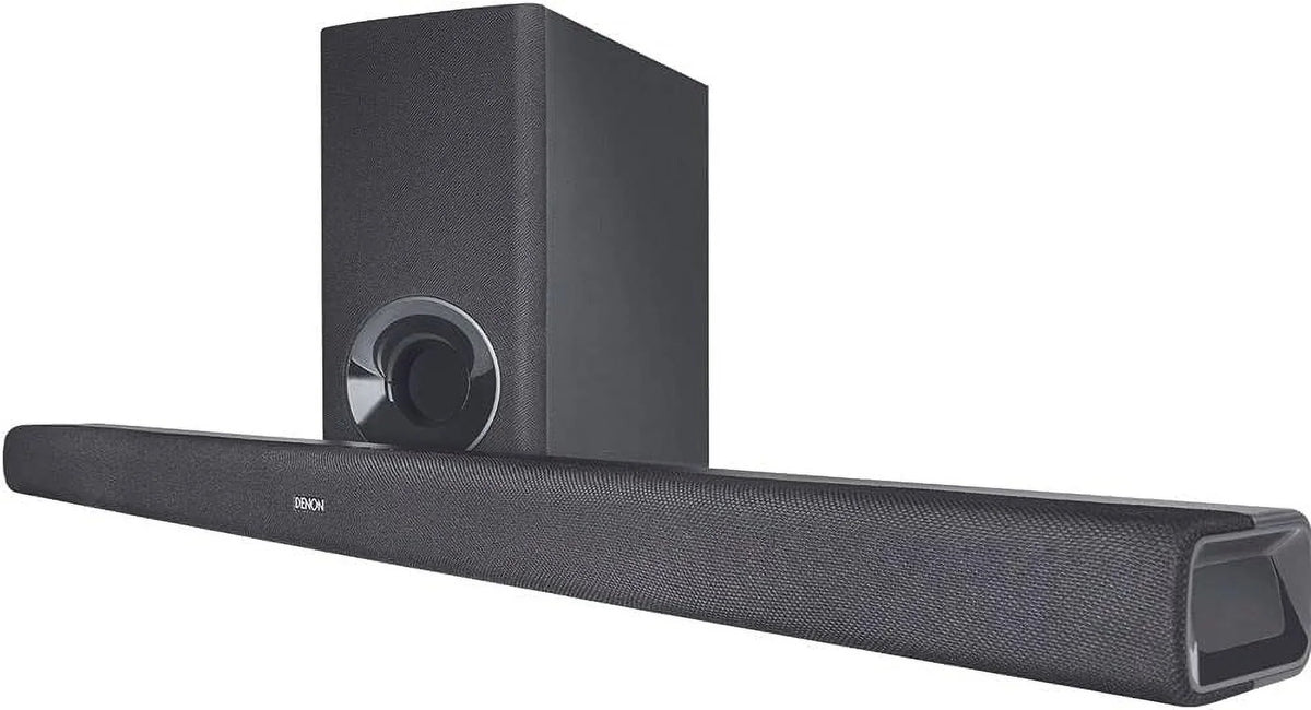 Denon - Bluetooth Sound Bar and Subwoofer with an Additional 1 Year Extended Amber Protection (2020)