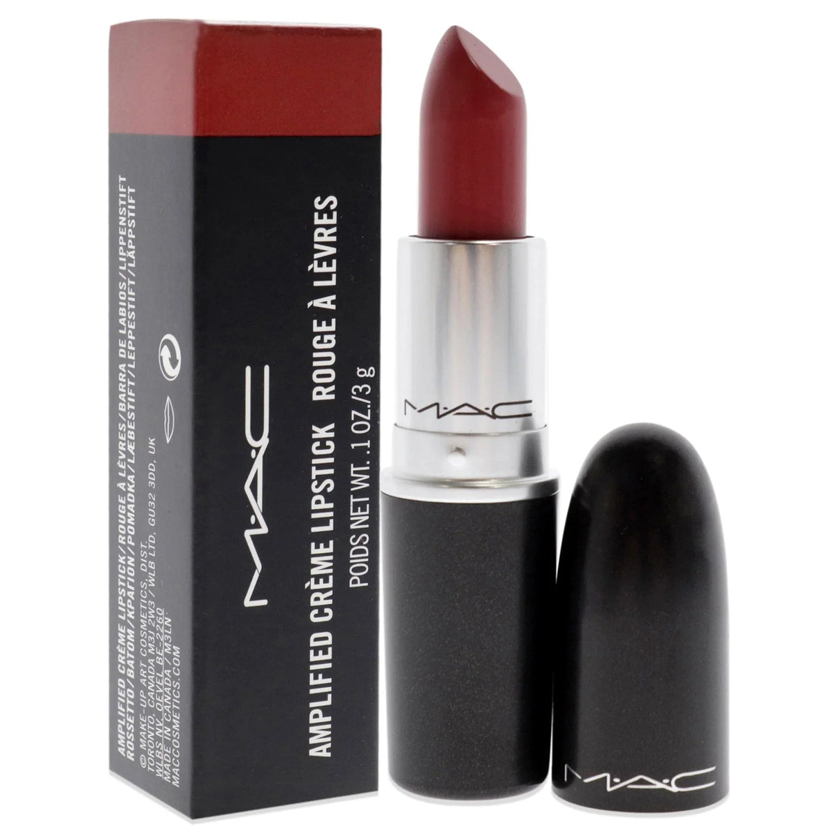 Mac Amplified Creme Lipstick - Brick  La Lipstick Women 0.1 Oz