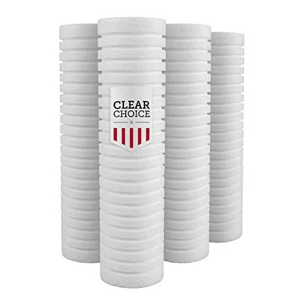 Sediment Water Filter 5 Micron 10  2.50" Water Filter Cartridge Replacement 10 Inch  System -08, , 4-Pk