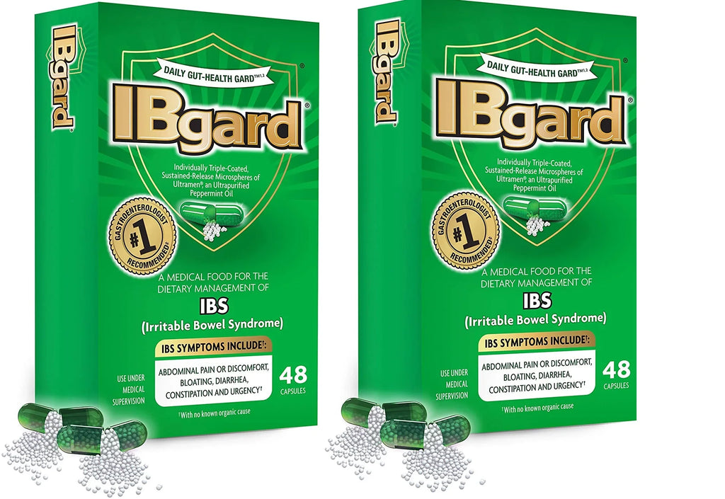 IBgard Irritable Bowel Syndrome () Relief 48 Capsules (Pack of 2)