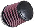 & Universal Clamp-On Air Filter: High Performance, Premium, Washable, Replacement Filter: Flange Diameter: 4 In, Filter Height: 6 In, Flange Length: 1.75 In, Shape: Round Tapered, -0850