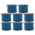 8 Pack  3-Layer Fine Dust Cartridge Filter Replacement Part 26643 Compatible with  3-4.5 Gallon Wet & Dry Portable Vacuums