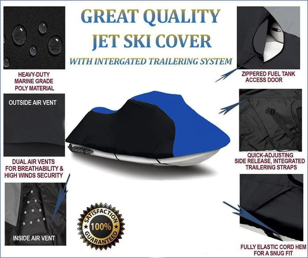 /  -,  600D   Cover Compatible for Yamaha Wave Runner  1998 1999 2000 2 Seater