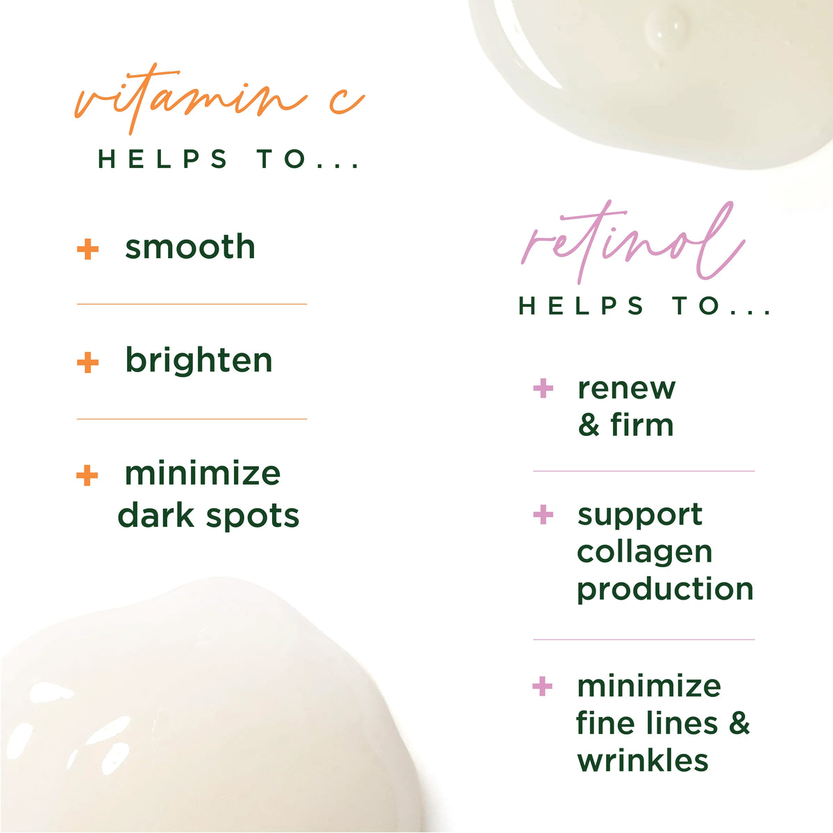 Tree of Life Vitamin  Serum and Retinol Serum for Brightening and Firming, Turn Back Time Facial Serum Combo Pack; 2 Count x 1 Fl Oz