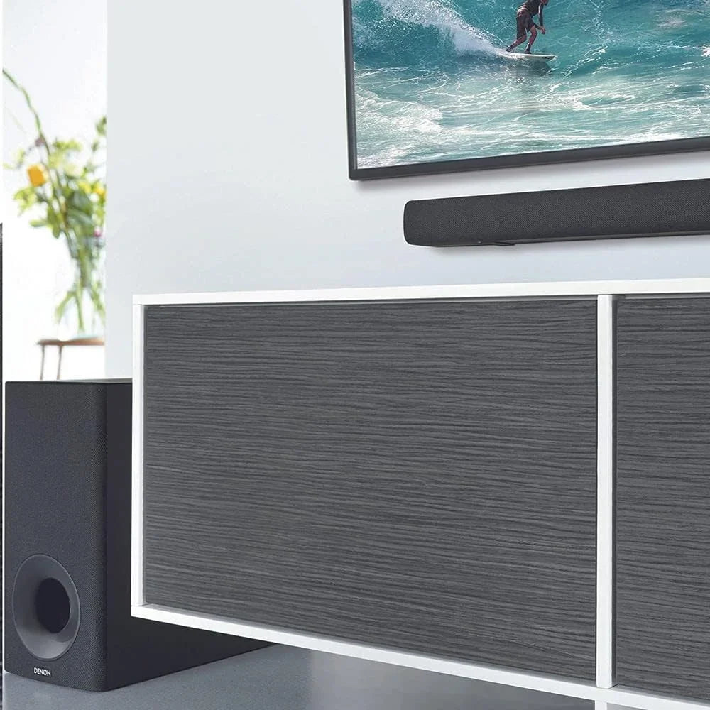Denon - Bluetooth Sound Bar and Subwoofer with an Additional 1 Year Extended Amber Protection (2020)