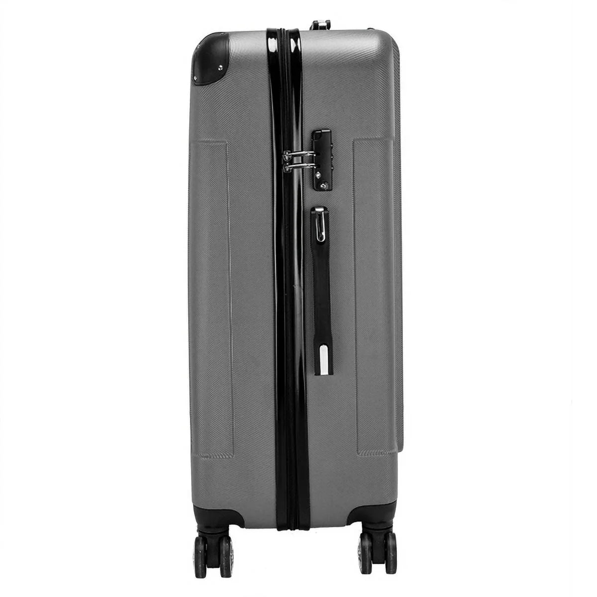 3-in-1 Portable  Trolley Case 20" / 24" / 28" Dark Gray - Lightweight Travel Suitcase Set